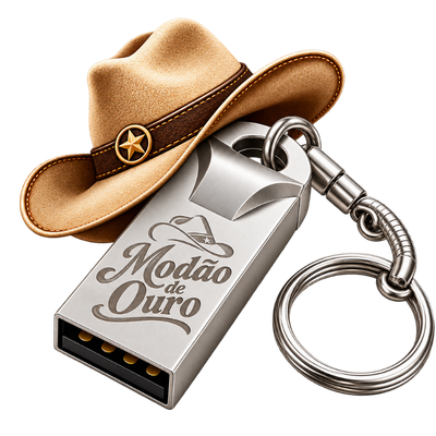Pen Drive Modão de Ouro